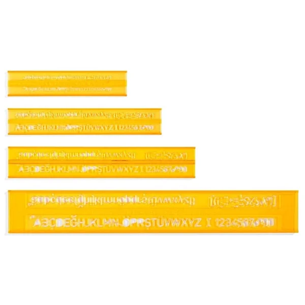 Hatas Teknik Resim Yazı Seti/3-5-7-10 Mm Takım 02250 - Görsel 2