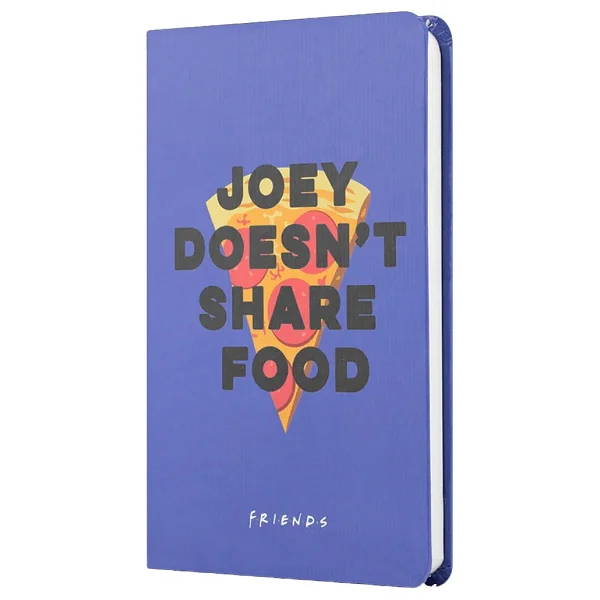 Mabbels Sert Kapak Lastikli Mini Defter Friends Pizza Mor 80 Yp 9x14 Dft-388289 - Görsel 2