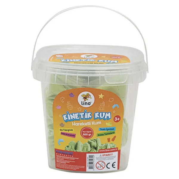 Lino Kinetik Kum 500 Gr Yeşil Doypack - Görsel 2