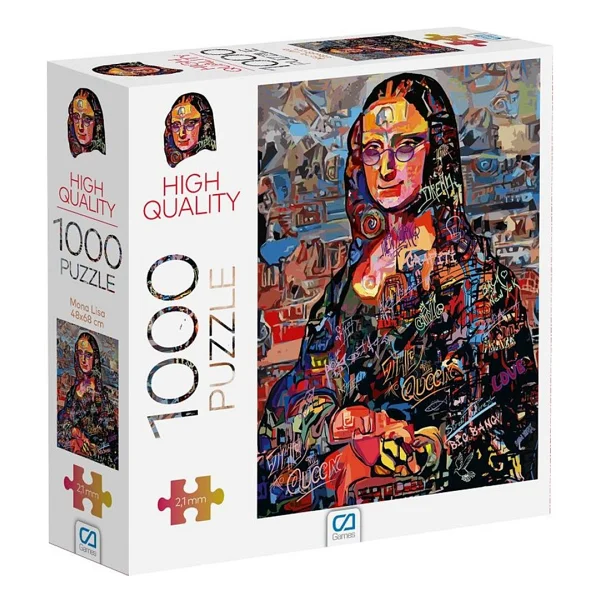 Ca Games Puzzle 1000 Parça Mona Lisa Ca.7022 - Görsel 2