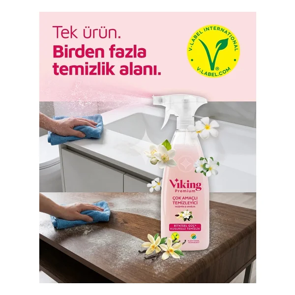 Viking Premium Yasemin & Vanilya 750 Ml Çok Amaçlı Temizleyici - Görsel 2
