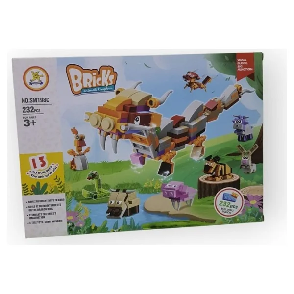 Kızılkaya Oyuncak Lego Hayvanlar 232 Parça KZL-SM198C - Görsel 4