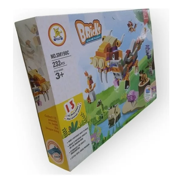 Kızılkaya Oyuncak Lego Hayvanlar 232 Parça KZL-SM198C - Görsel 5