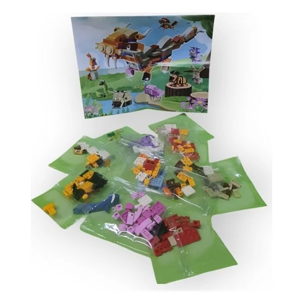 Kızılkaya Oyuncak Lego Hayvanlar 232 Parça KZL-SM198C - Görsel 6