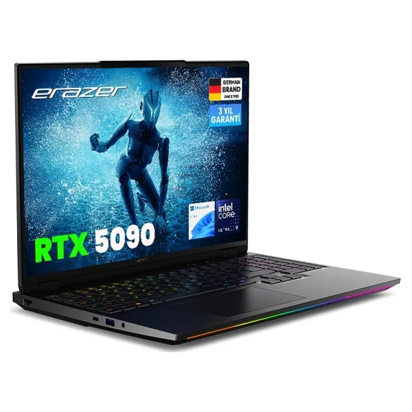 Erazer Beast 16 X10 MD600094 Ultimate Intel Ultra 9 290HX 32GB Ram 2tb SSD RTX5090 16" 300Hz Miniled Qhd+ W11H Oyuncu Laptop - 2 TB - 32 GB - Görsel 3