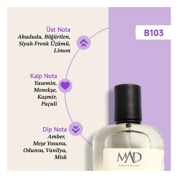 MAD B103 Selective 100 ml Kadın Parfüm - Görsel 6