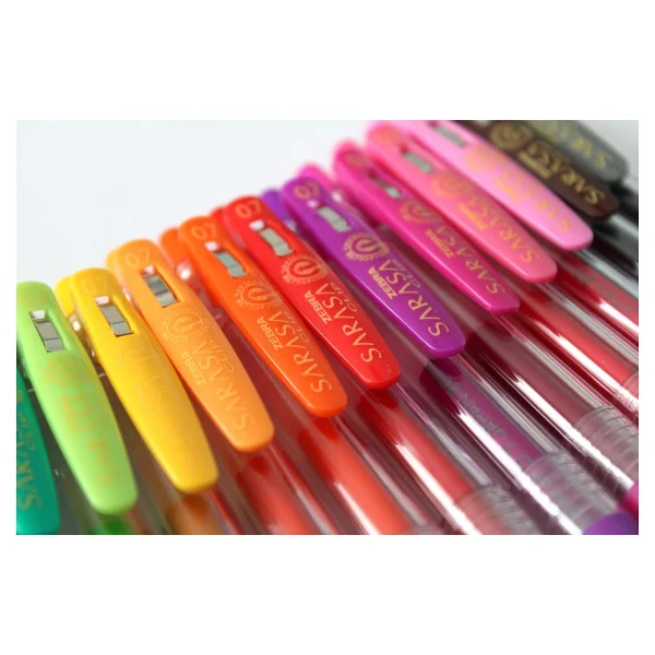 Zebra Sarasa Clip 20 Renk 0.7mm Jel - Roller Kalem Blisterli Set - Görsel 3