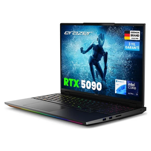 Erazer Beast 16 X10 MD600093 Ultimate Intel Ultra 9 290HX 64GB Ram 2tb SSD RTX5090 16" 300Hz Miniled Qhd+ W11H Oyuncu Laptop - 2 TB - 64 GB - Görsel 4