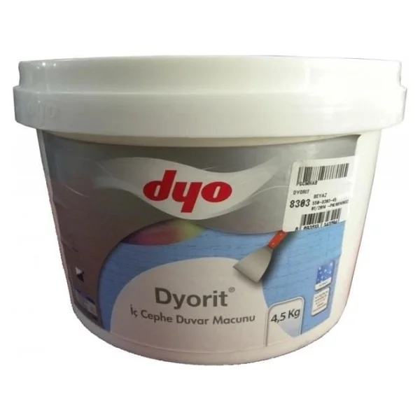 Dyorit Ic Cephe Macunu 4,5 Kg Beyaz - Görsel 2