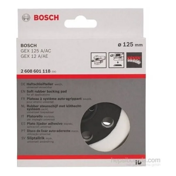 Bosch Gex 125 A/Ac Soft Taban 0 2608 601 118 - Görsel 2