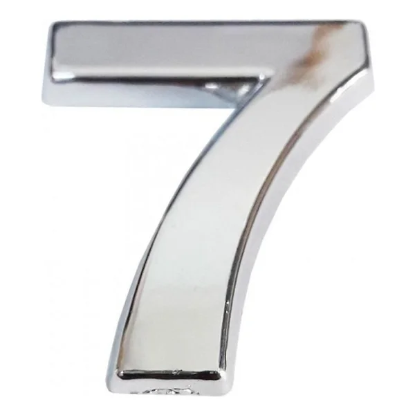 Cemax Krom Yapışkanlı 7 Rakamı 5 Cm - Görsel 2