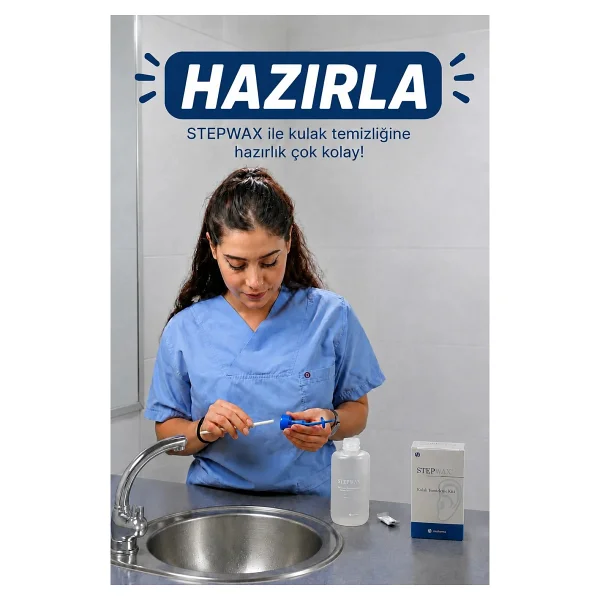 Stepwax Kolay Dış Kulak Yolu Kir Temizleme Seti - Görsel 4