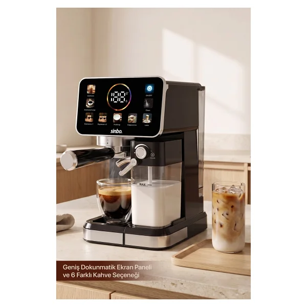 Sinbo Scm-3030 Pro Kapsüllü Yarı Otomatik Espresso Makinesi - Görsel 3