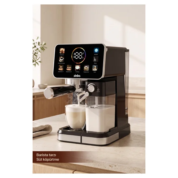 Sinbo Scm-3030 Pro Kapsüllü Yarı Otomatik Espresso Makinesi - Görsel 5