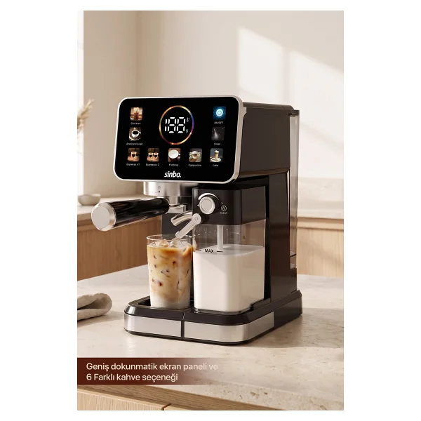 Sinbo Scm-3030 Pro Kapsüllü Yarı Otomatik Espresso Makinesi - Görsel 7