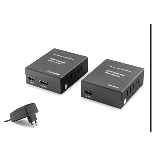 Hadron Hdx1369 150m Hdmi Extender Loop Out 1080p Siyah - Görsel 2