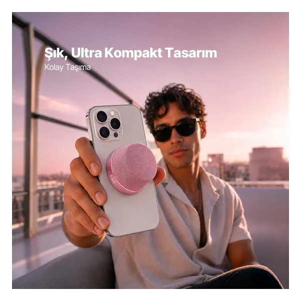 Ttec Vox Mini M Pembe Bluetooth Hoparlör - Görsel 7