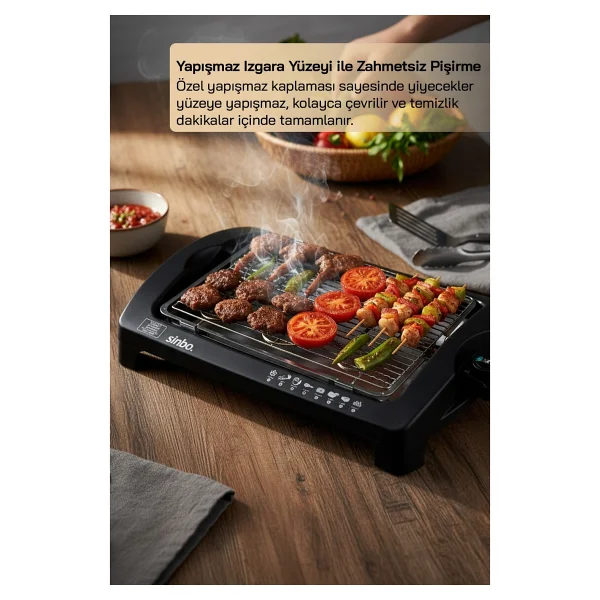 Sinbo Sbg-7102 2000 W Izgara - Görsel 2