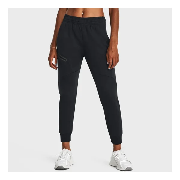 Under Armour Unstoppable Fleece Kadın Siyah Eşofman Altı - Görsel 7