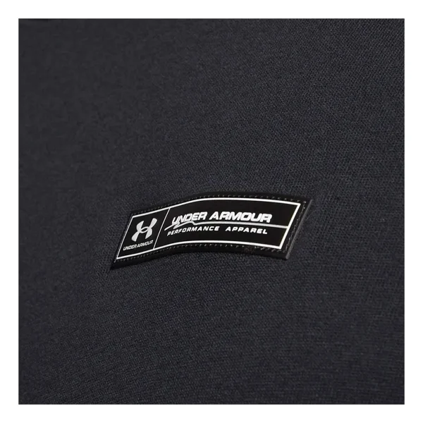 Under Armour Heavyweight Armour Label 1382831-001 Siyah Kısa Kollu Bisiklet Yaka Erkek Tişört - Görsel 3