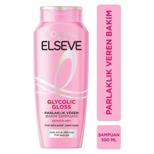 L 'oreal Paris Elseve Glycolic Gloss Parlaklık Veren 300 Ml Şampuan - Görsel 10