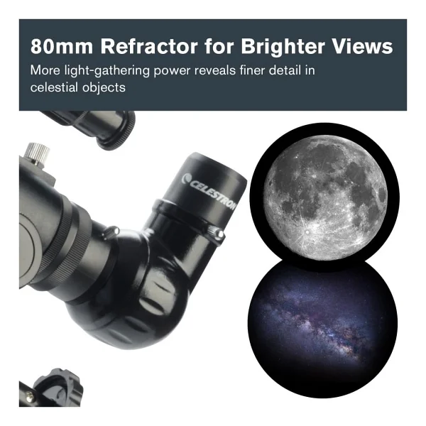 Celestron 21048 Powerseeker 80eq Teleskop - Görsel 6