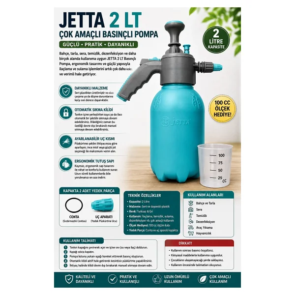 Nitroks Ulv Cihazı Dezenfektan Makinesi 5 Lt - Görsel 3