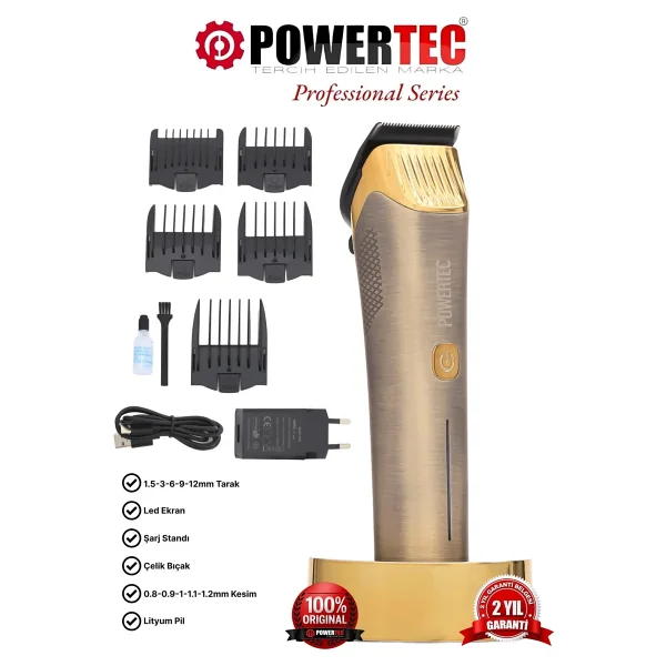 Powertec Tr-9900 Sakal Ve Saç Kesme Makinesi - Görsel 9