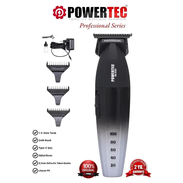 Powertec TR-2727 Saç ve Sakal Makinesi - Görsel 8
