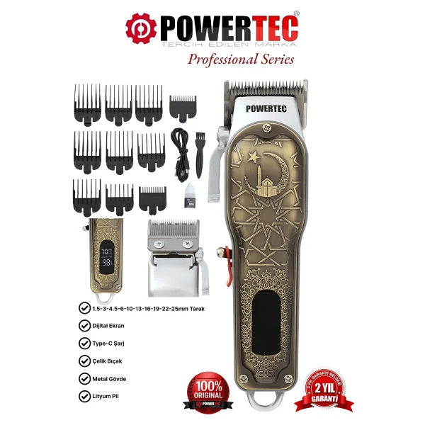 Powertec Tr-6600 Saç Kesme Makinesi - Görsel 10