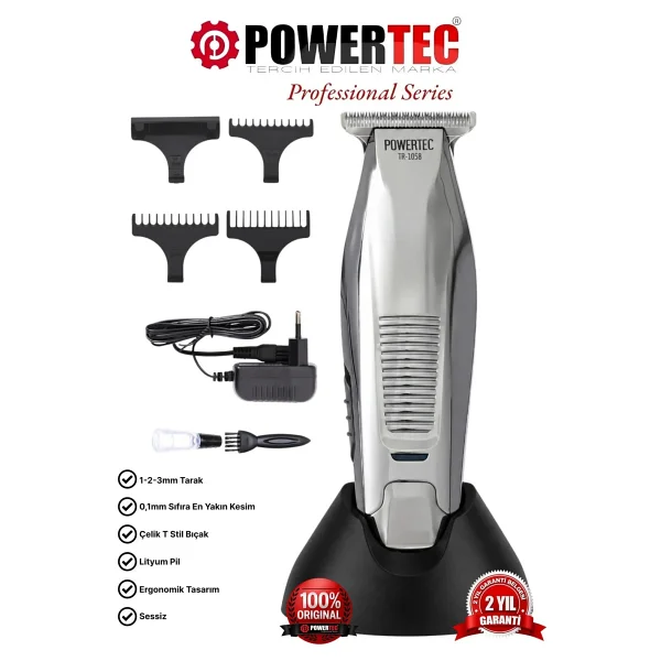 Powertec Tr-1058 Sakal Ve Saç Kesme Makinesi - Görsel 8