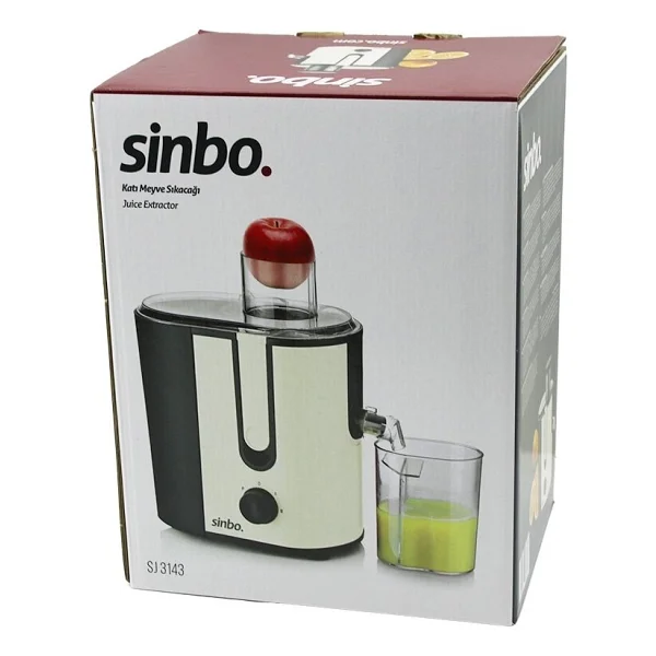 Sinbo Katı Meyve Sıkacağı - Bej Renk - Elektrikli - 450 Ml Meyve Suyu Hazneli - Görsel 2