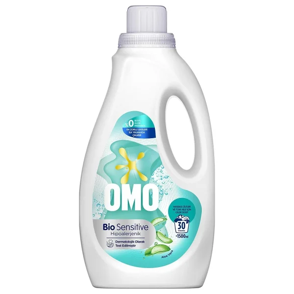 Omo Bio Sensitive Hipoalerjenik Sıvı Deterjan 23 Yıkama 1.5 Lt - Görsel 3