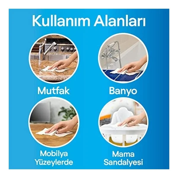 Lysol 72 Adet Yüzey Temizleyici Antibakteriyel Mendil - Görsel 5