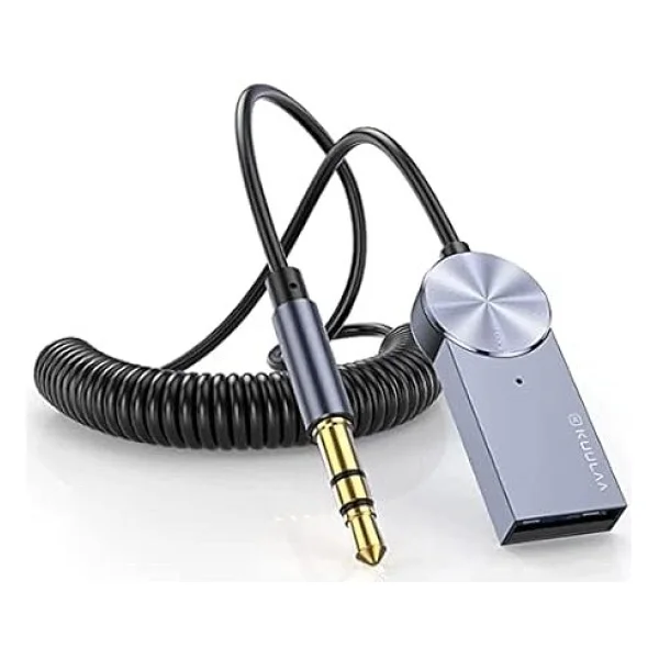 More Tr Kuulaa USB Bluetooth 5.0 3.5 Aux Receiver Aux Wireless Araç Kiti - Görsel 6