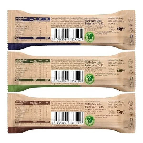 Fellas Granola Bar Karma Kutu, 3 Çeşit, 12 Adet - Görsel 3