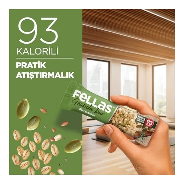 Fellas Granola Bar Karma Kutu, 3 Çeşit, 12 Adet - Görsel 4