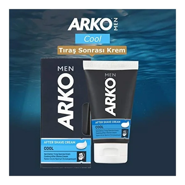 Arko Men Cool After Shave Serinletici 50 Ml Tıraş Kremi - Görsel 3