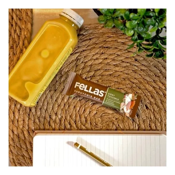 Fellas Dört Tohumlu Kuruyemiş Bar 12x30 Gr - Görsel 5