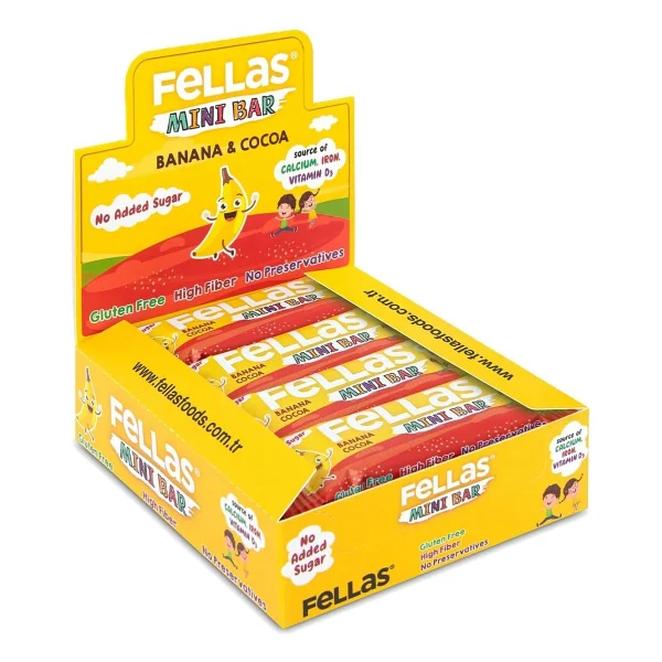 Fellas Kids Muzlu Ve Kakaolu 28 Gr 12'li Paket Meyve Barı - Görsel 6