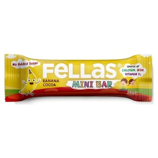 Fellas Kids Muzlu Ve Kakaolu 28 Gr 12'li Paket Meyve Barı - Görsel 4
