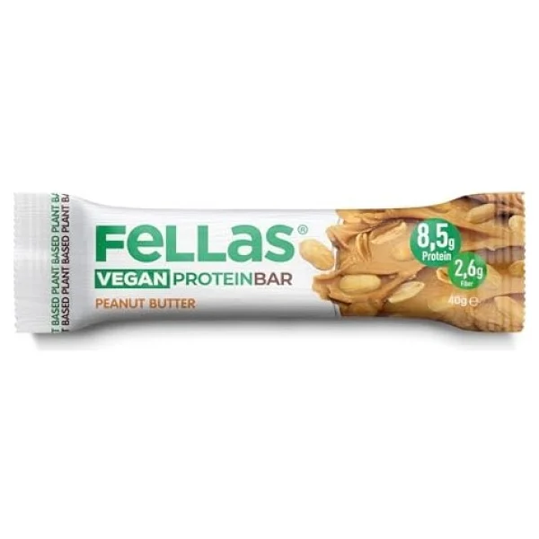 Fellas Vegan Kakao Yer Fıstıklı 40 Gr 12'li Protein Bar - Görsel 4