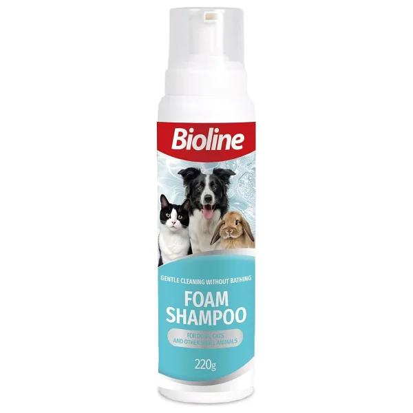 Bioline 220 Gr Köpük Kedi Köpek Şampuanı - Görsel 6