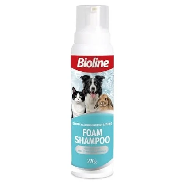 Bioline 220 Gr Köpük Kedi Köpek Şampuanı - Görsel 2
