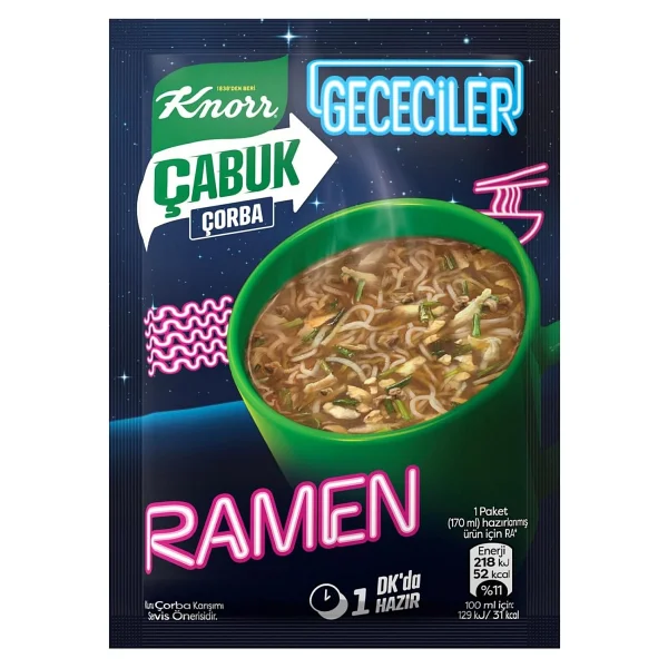 Knorr Çabuk Çorba Ramen 17 Gr - Görsel 5