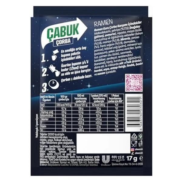 Knorr Çabuk Çorba Ramen 17 Gr - Görsel 3