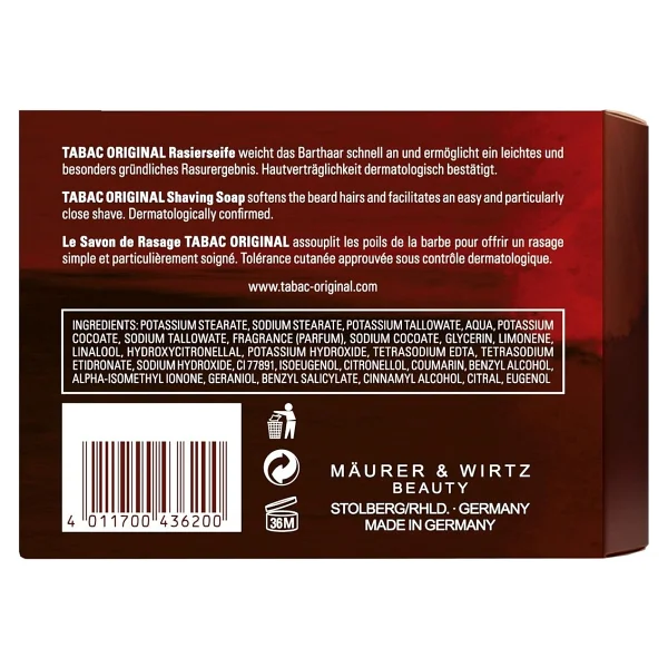 Tabac Original Porselen Kaseli 125 Gr Tıraş Sabunu - Görsel 6