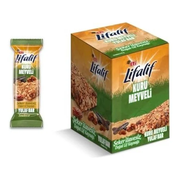Eti Lifalif Kuru Meyveli Yulaf Bar 35 Gr 12'li - Görsel 2