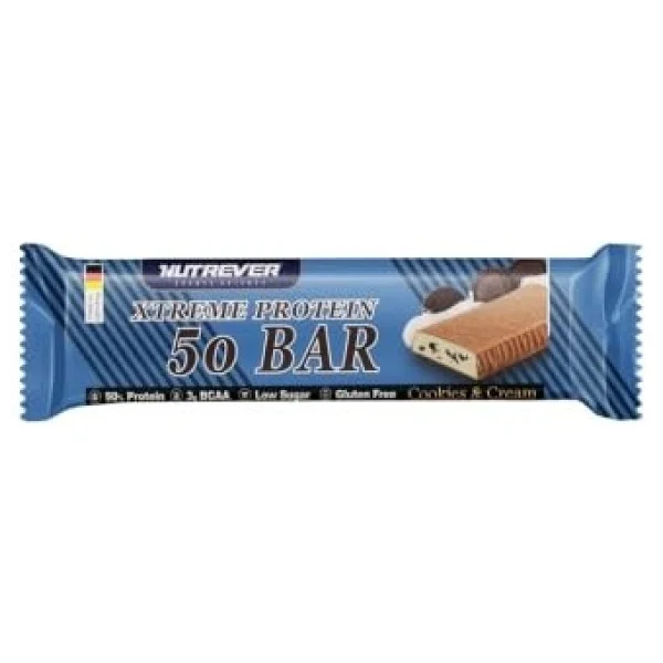 Nutrever Xtreme Protein Bar - Cookies Cream, 24 Porsiyon (50 Grx24) - Görsel 3