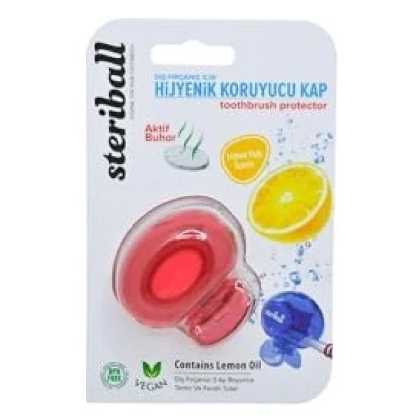 Steriball Diş Fırçası Koruma Kabı - Limon Kokulu Yetişkin - Görsel 2